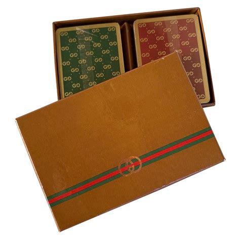 gucci playing cards|gucci poker set.